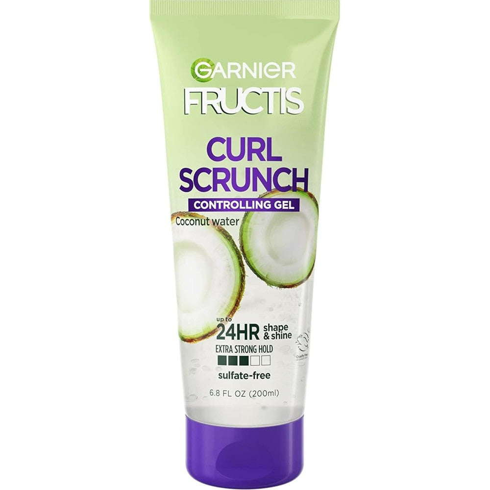 Garnier Fructis Style Curl Scrunch Controlling Gel 6.8 Fluid Ounce Pack of 2