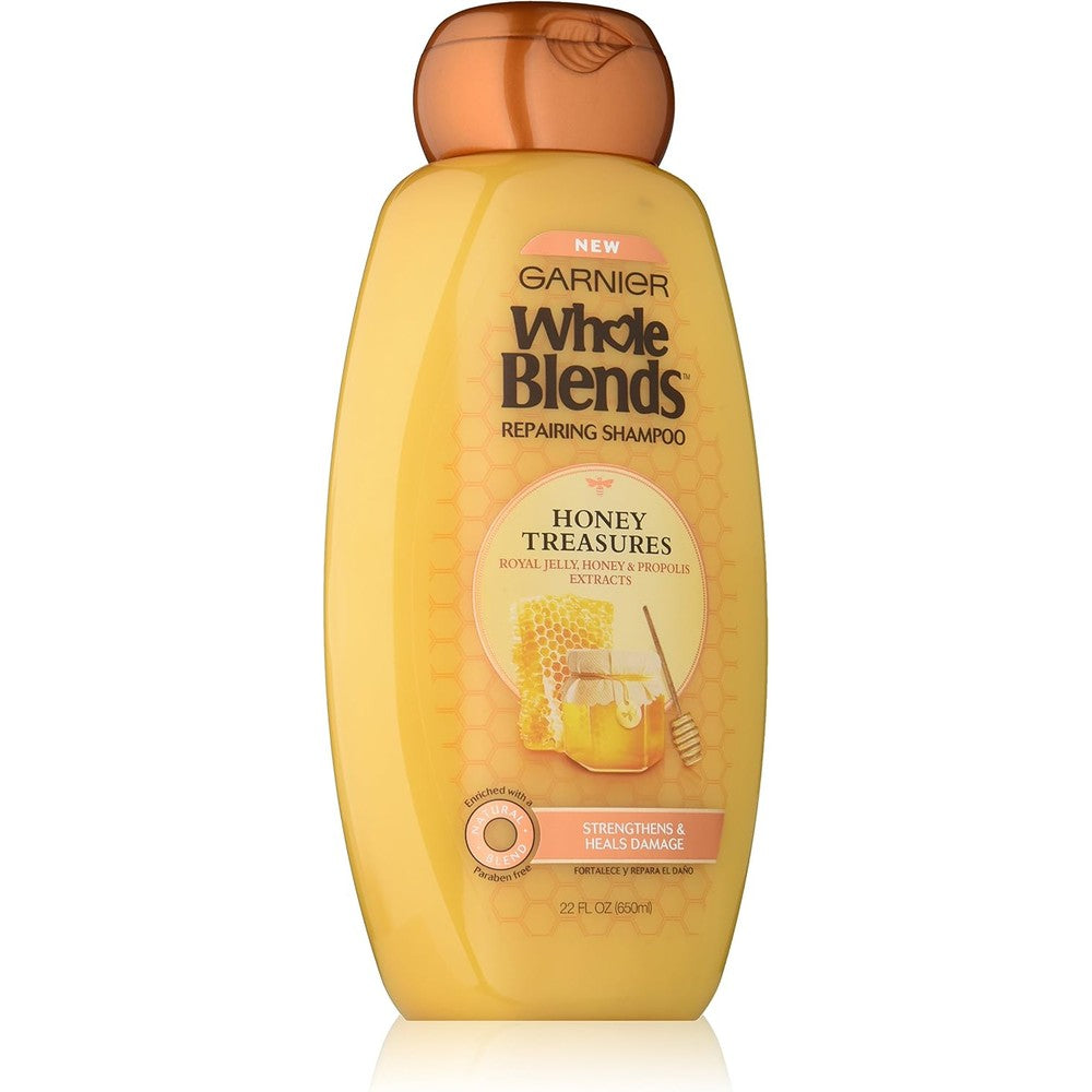 Garnier Whole Blends Repairing Shampoo Honey Treasures Extracts 22 Fluid Ounce