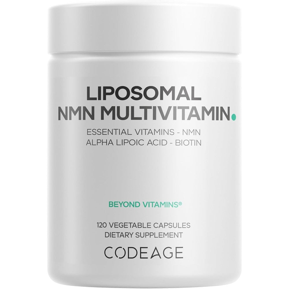Codeage Liposomal NMN Multivitamin Supplement 500mg Nicotinamide Mononucleotide With Vitamins And TMG Betaine 120 Capsules