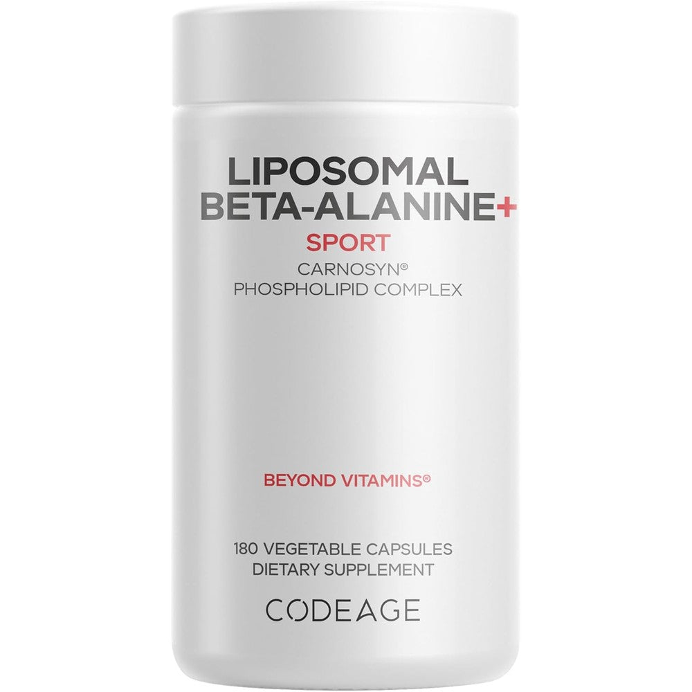Codeage Liposomal Beta-Alanine CarnoSyn Pre And Post Workout 180 Capsules
