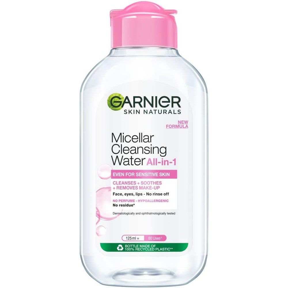 Garnier Skin Naturals Micellar Cleansing Water Hydrating And Soothing Makeup Remover For Sensitive Skin 125 Milliliters