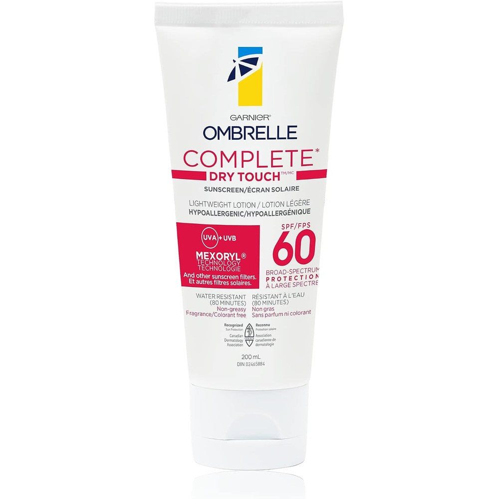 Garnier Ombrelle Complete Sensitive Advanced SPF 60 Sunscreen Lotion For Face And Body 200 Milliliters