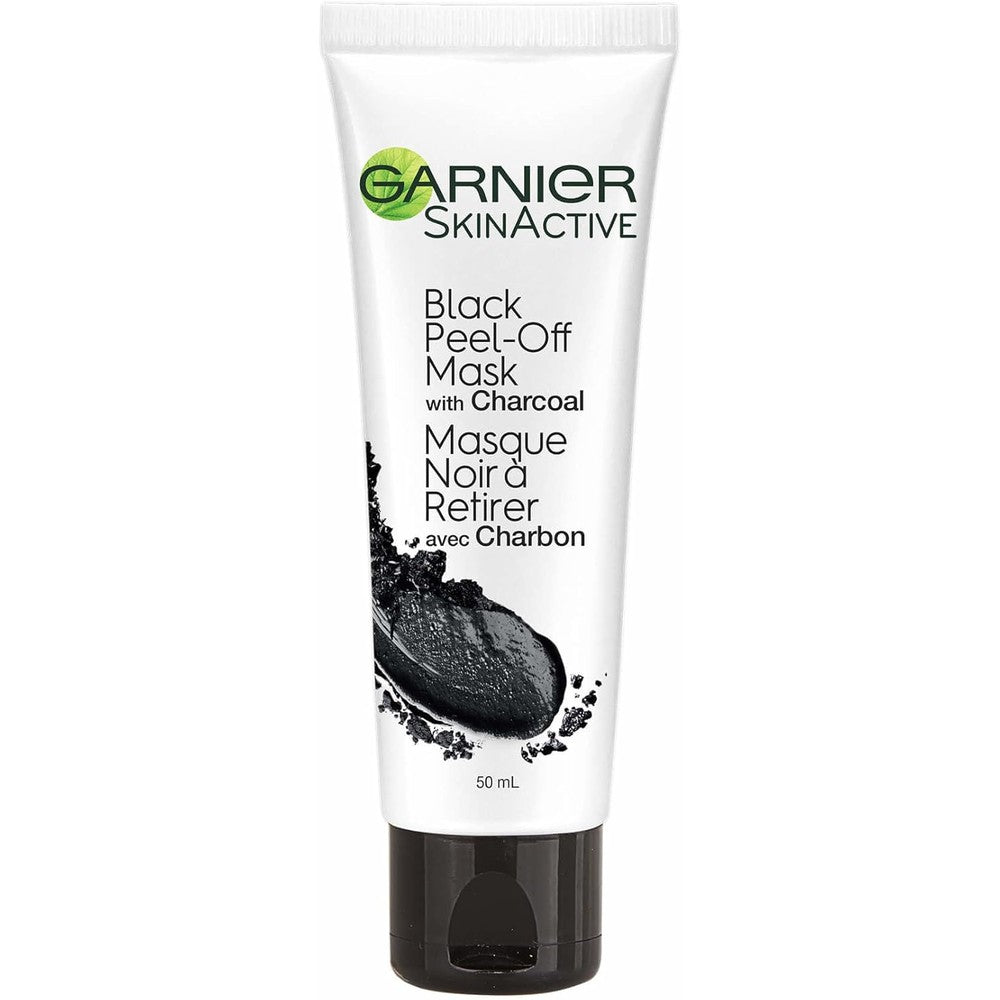 Garnier SkinActive Black Peel Off Mask With Charcoal Facial Treatment Clean+ 1.7 Fluid Ounce