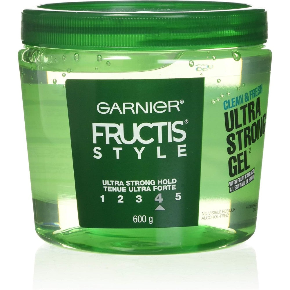Garnier Fructis Style Ultra Strong Hold Gel, Clean And Fresh, Number 4, 21.2 Ounce