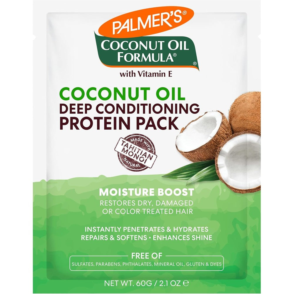 Palmer's Coconut Oil Deep Hair Conditioner Protein Pack 2.1 Ounces 12 Pack