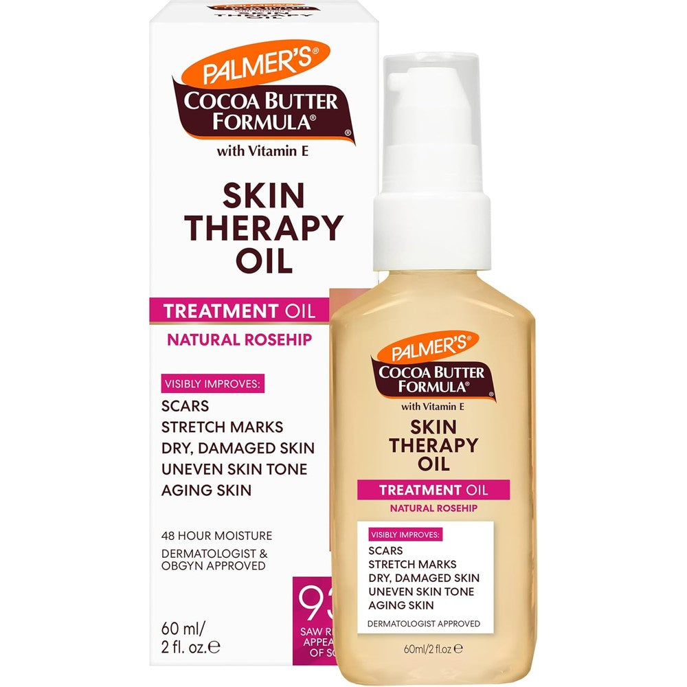 Palmer's Cocoa Butter Formula Skin Therapy Moisturizing Body Oil With Vitamin E And Rosehip Fragrance 2 Fluid Ounces