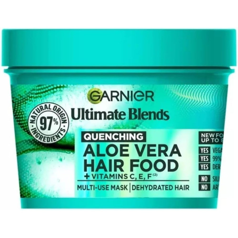 Garnier Fructis Aloe Vera Hair Food 100h Moisture Multi-Use Mask For Dry Hair And Scalp 400ml