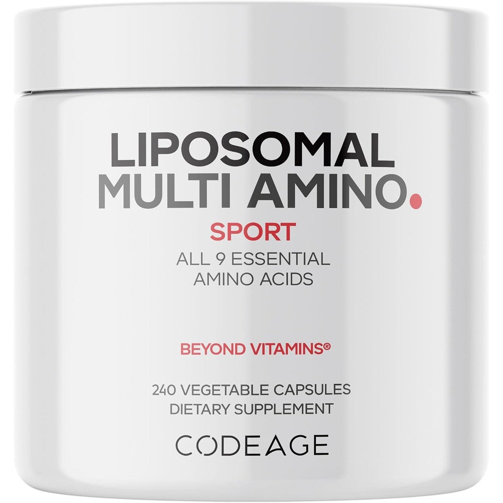 Codeage Liposomal Multi Amino Plus BCAA And EAA 9 Essential Amino Acids 240 Capsules