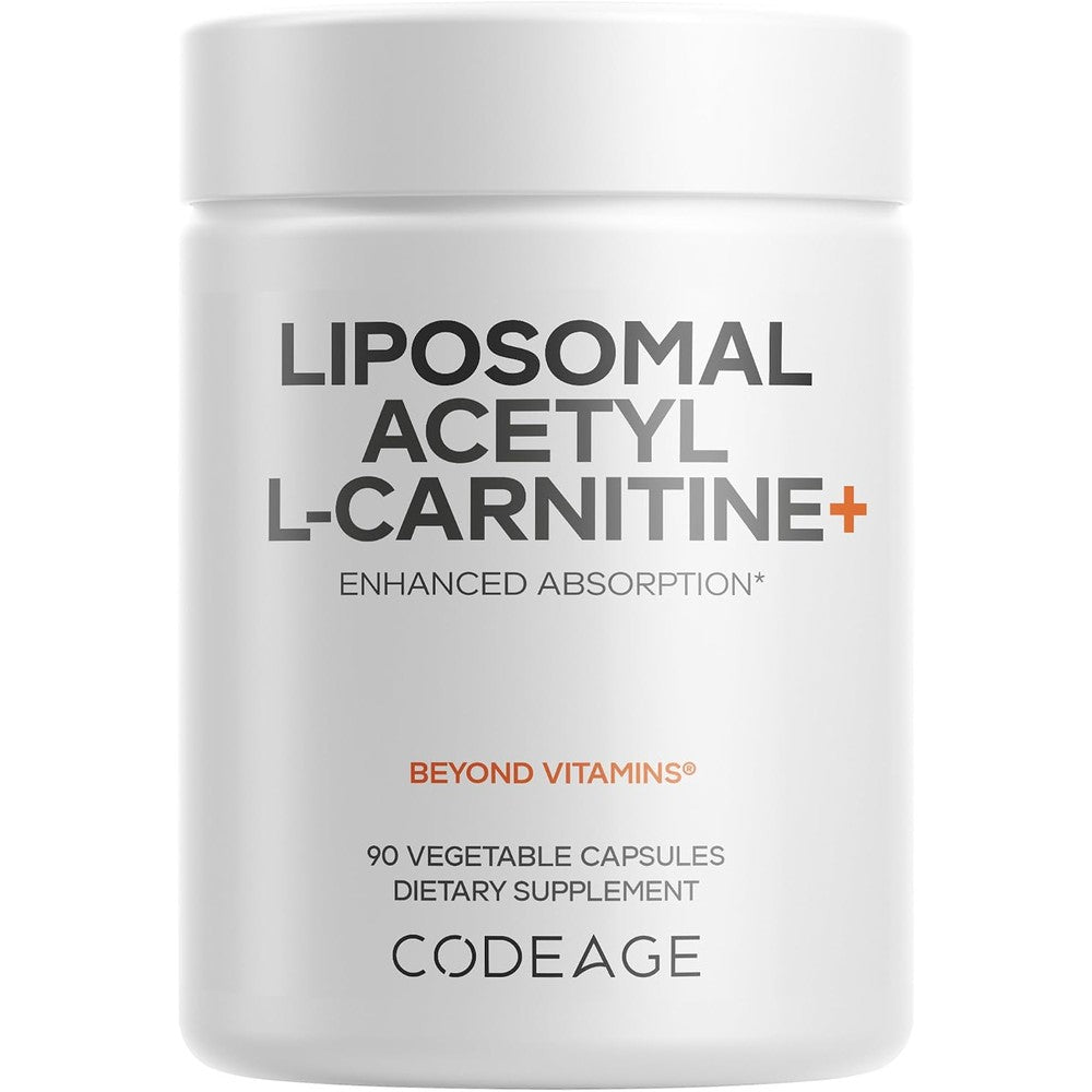 Codeage Liposomal Acetyl L-Carnitine 500mg 90 Capsules ALCAR Dietary Supplement