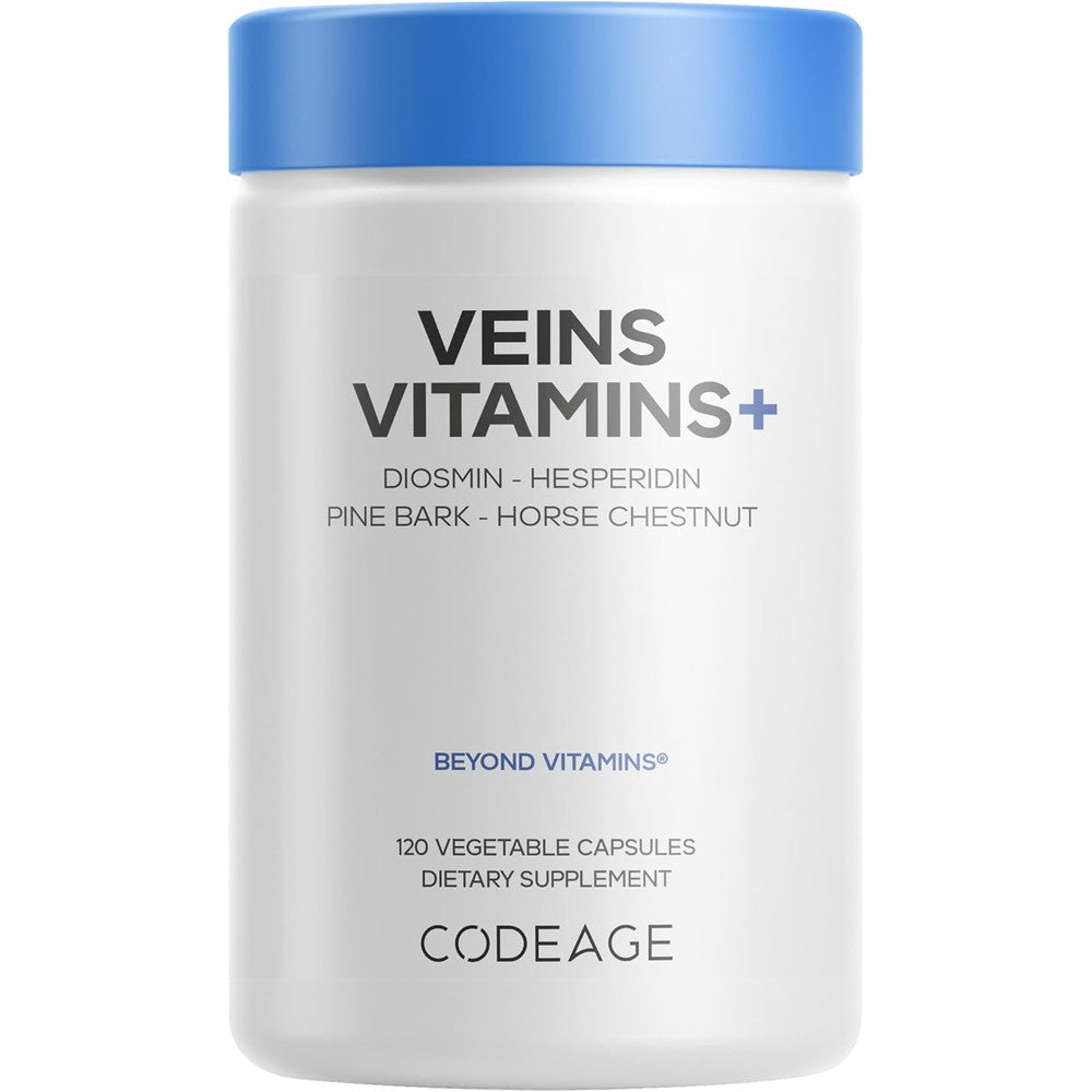 Codeage Veins Vitamins Plus Supplement Diosmin Hesperidin 120 Capsules