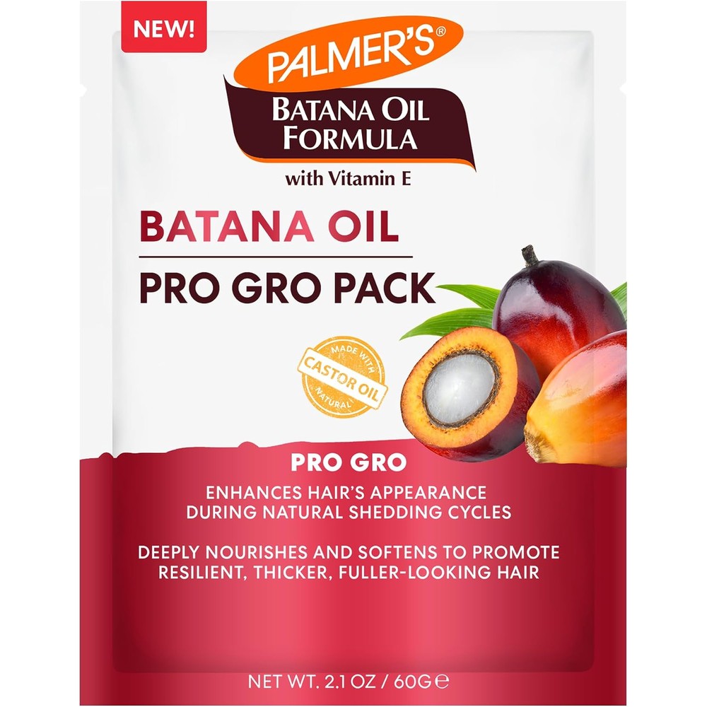 Palmer's Batana Oil Formula Pro Gro Hair Mask, Hydrating And Nourishing Conditioner Treatment, 2.1 Fluid Ounce