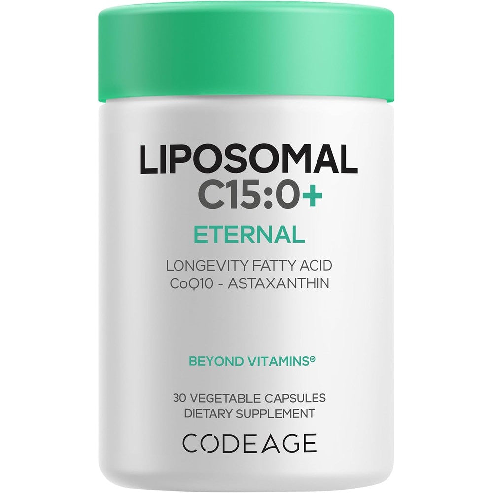 Codeage Liposomal C15:0 Pentadecanoic Acid CoQ10 Astaxanthin 30 Capsules