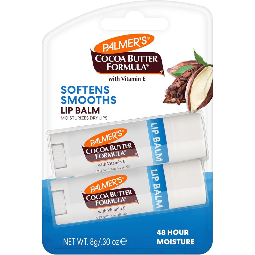 Palmer's Cocoa Butter Formula Lip Balm Duo With Vitamin E And SPF 15 Pack Of 2 Sticks
