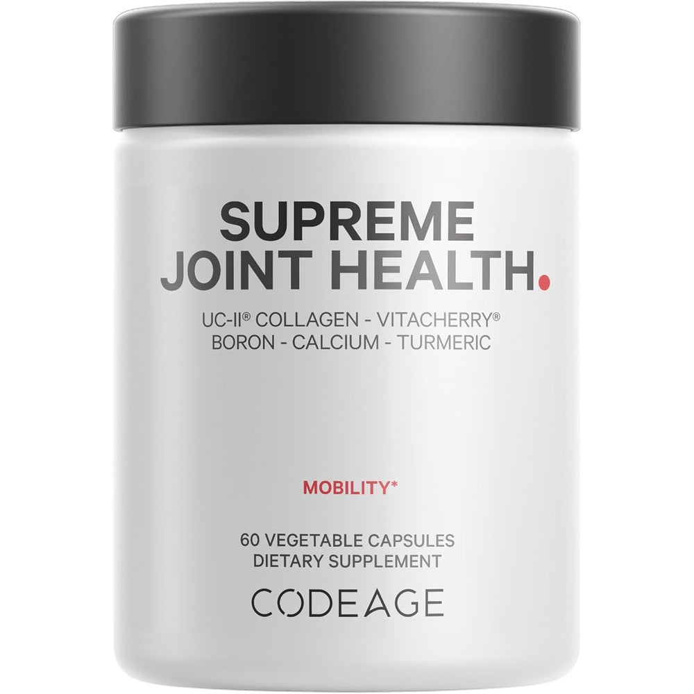 Codeage Supreme Joint Health UC-II Collagen Type II VitaCherry Sport Cherries Turmeric And Boswellia Capsules 60 Count