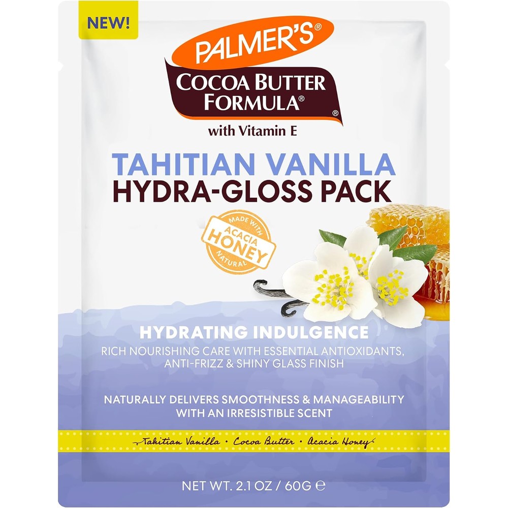 Palmer's Tahitian Vanilla Hydra-Gloss Conditioning Treatment Deep Conditioning Hair Mask With Acacia Honey And Vitamin E 2.1 Fluid Ounce Pack