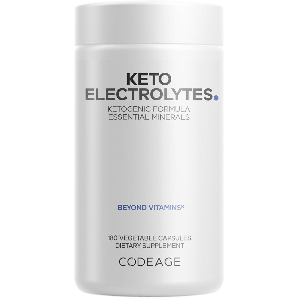Codeage Keto Electrolytes Magnesium Potassium Calcium 180 Capsules
