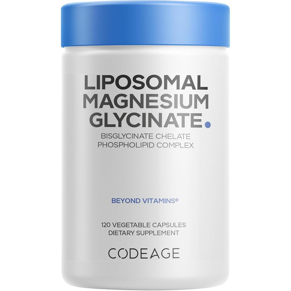 Codeage Liposomal Magnesium Glycinate Bisglycinate NSF 120 Capsules