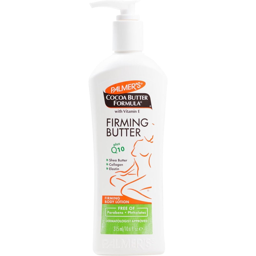Palmer's Cocoa Butter Formula With Vitamin E And Q10 Firming Butter Body Lotion Postpartum Skin Care 10.6 Fluid Ounces