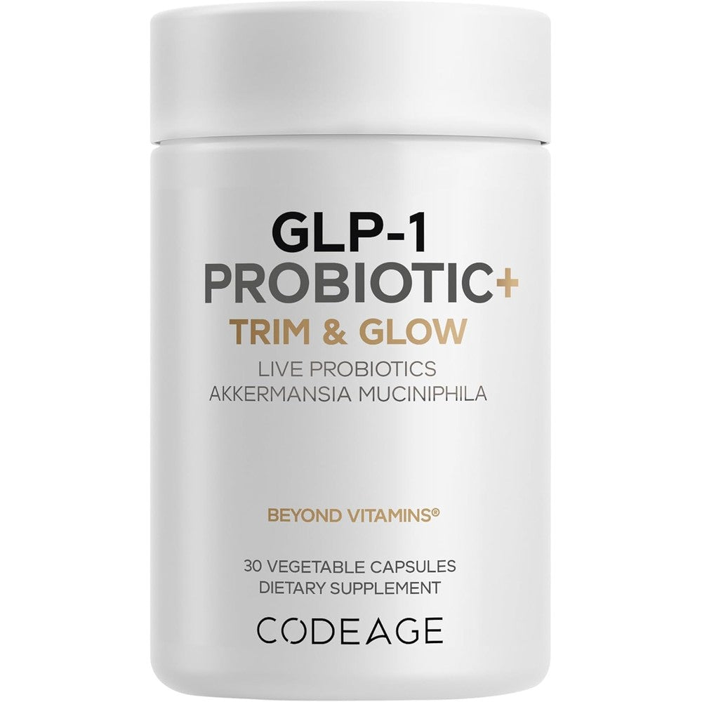 Codeage GLP-1 Probiotic+ Akkermansia 500 Million AFU Prebiotic 30 Capsules