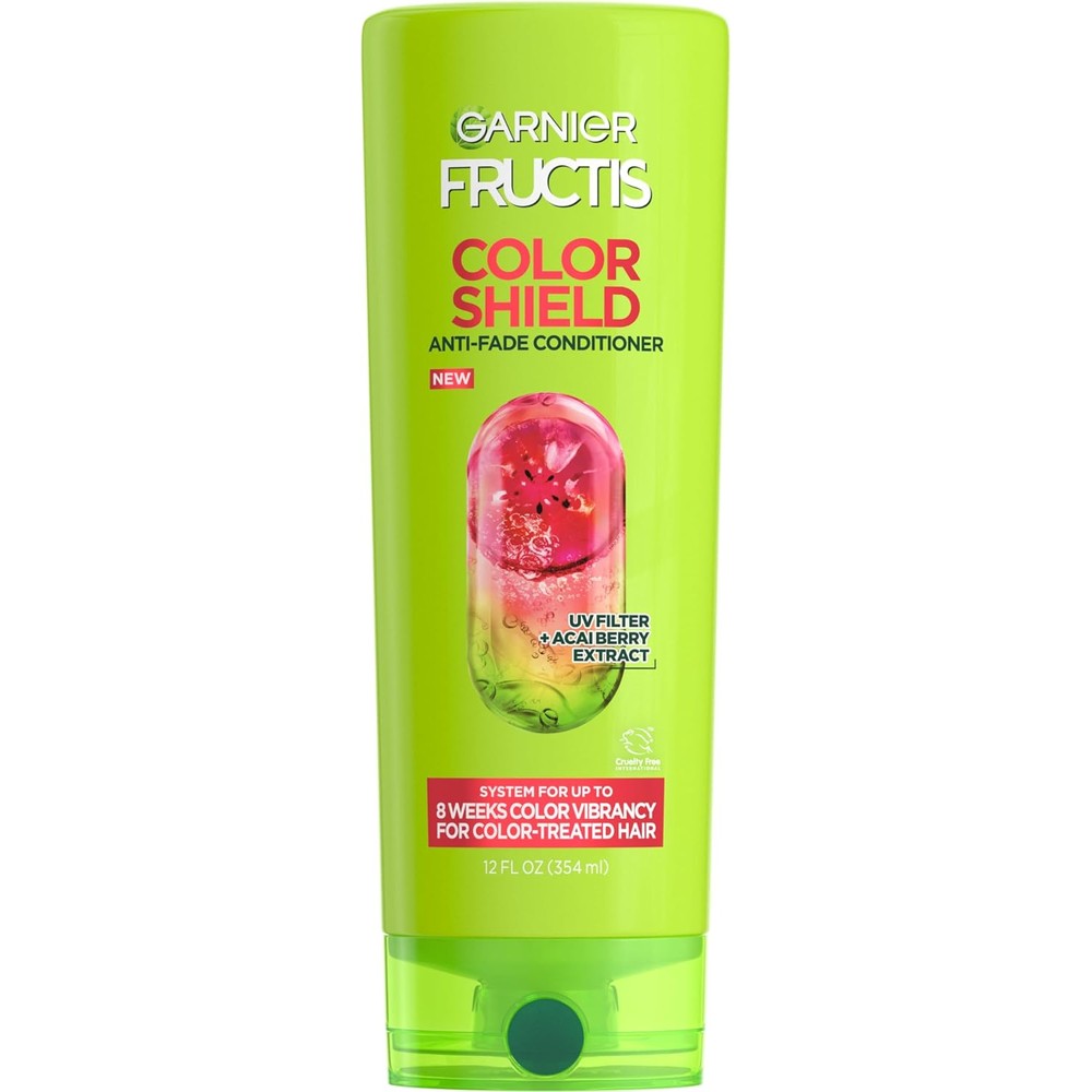 Garnier Fructis Color Shield Anti-Fade Conditioner for Color Treated Hair, 12 Fluid Ounces, 1 Count
