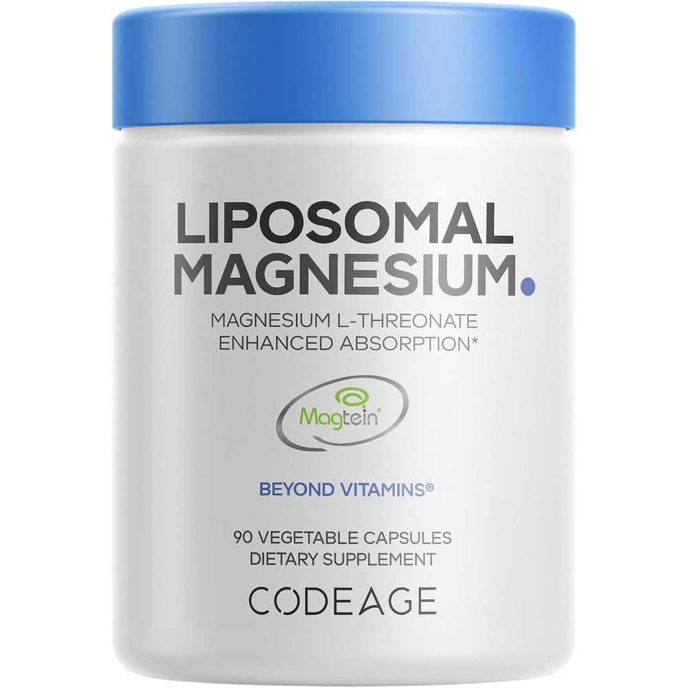 Codeage Liposomal Magnesium L-Threonate Magtein NSF 90 Capsules