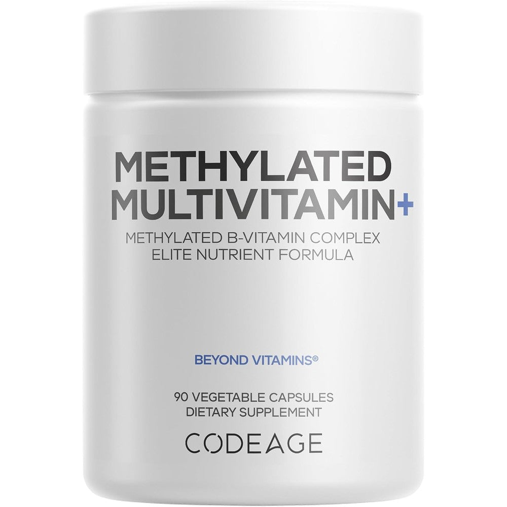 Codeage Methylated Multivitamin Supplement With B-Vitamins L-Methylfolate Methylcobalamin CoQ10 DIM And Probiotics 90 Capsules