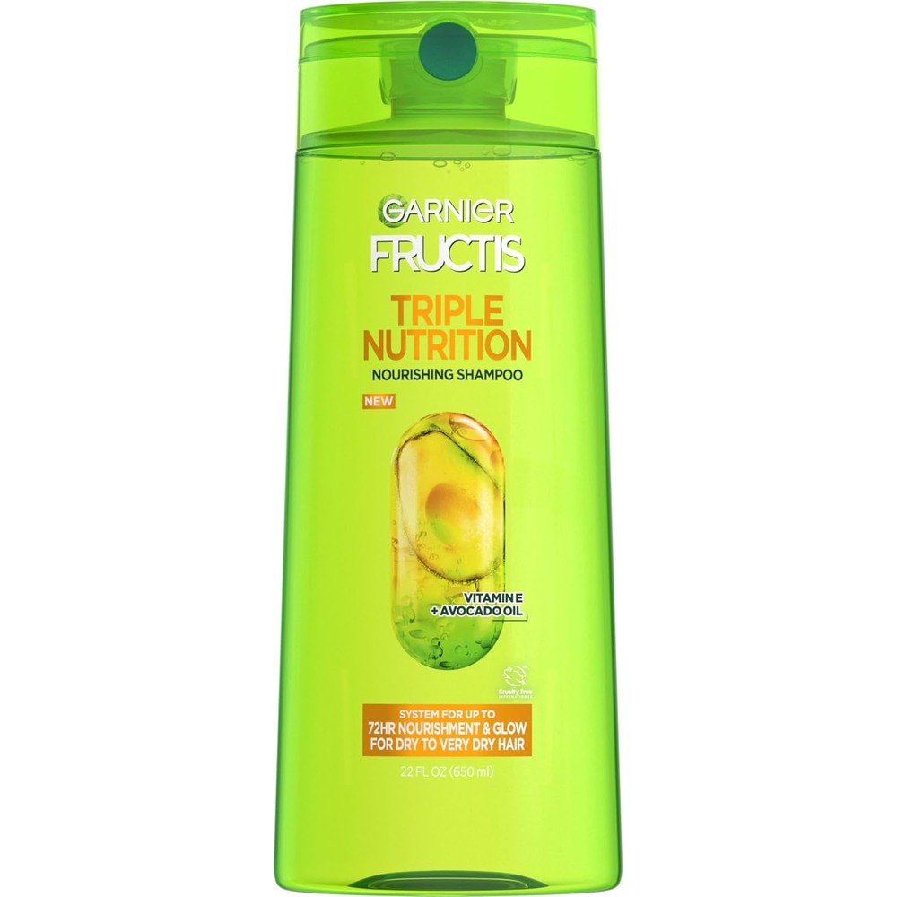Garnier Fructis Triple Nutrition Shampoo For Dry To Very Dry Hair 22 Fluid Ounces