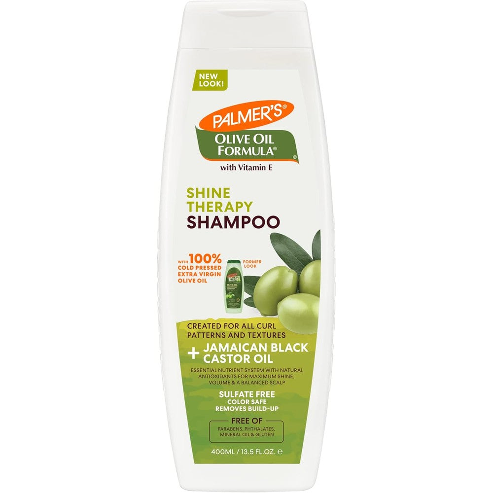 Palmer's Olive Oil Formula Smoothing Shampoo With Extra Virgin Olive Oil For Frizz Control And Shine, 400 Milliliters