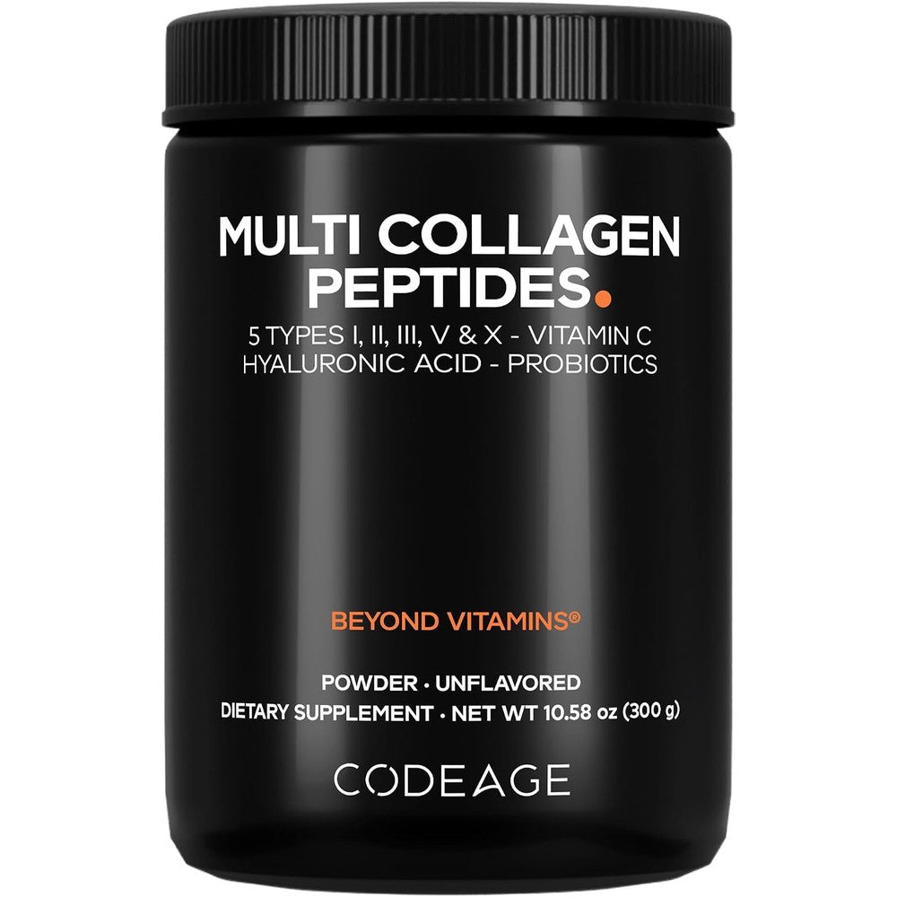 Codeage Multi Collagen Peptides Powder With Probiotics And Vitamin C 10.58 Ounces