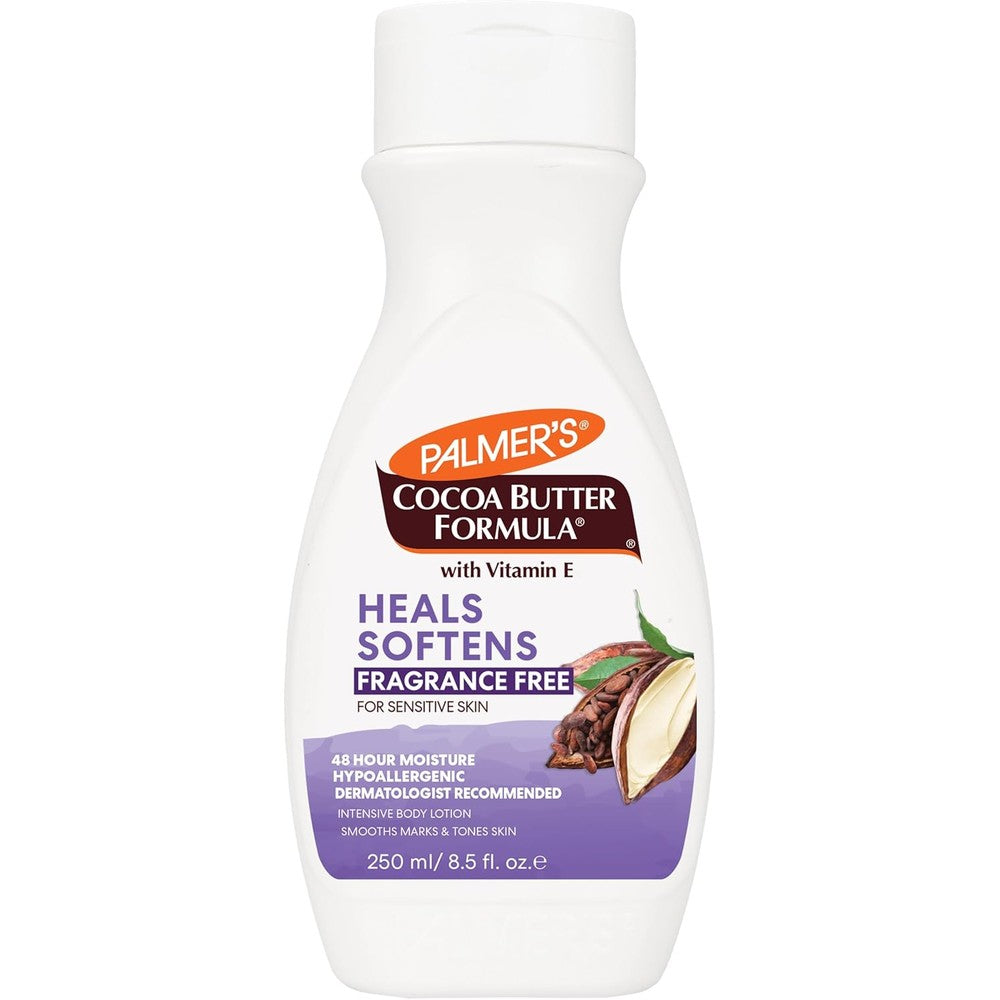 Palmer's Cocoa Butter Formula Fragrance Free Body Lotion For All Skin Types 250 Milliliters