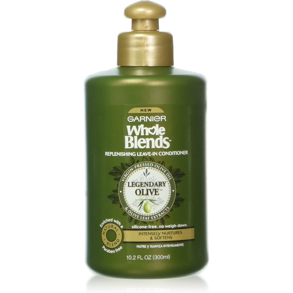 Garnier Whole Blends Replenishing Legendary Olive Leave-In Conditioner For Oily Hair 10.19 Fluid Ounce 1 Count