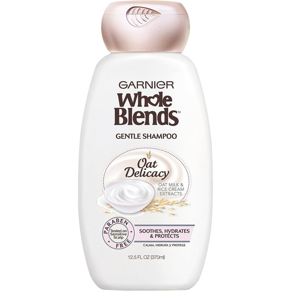 Garnier Whole Blends Gentle Shampoo Oat Delicacy For Sensitive Scalp 12.5 Fluid Ounces