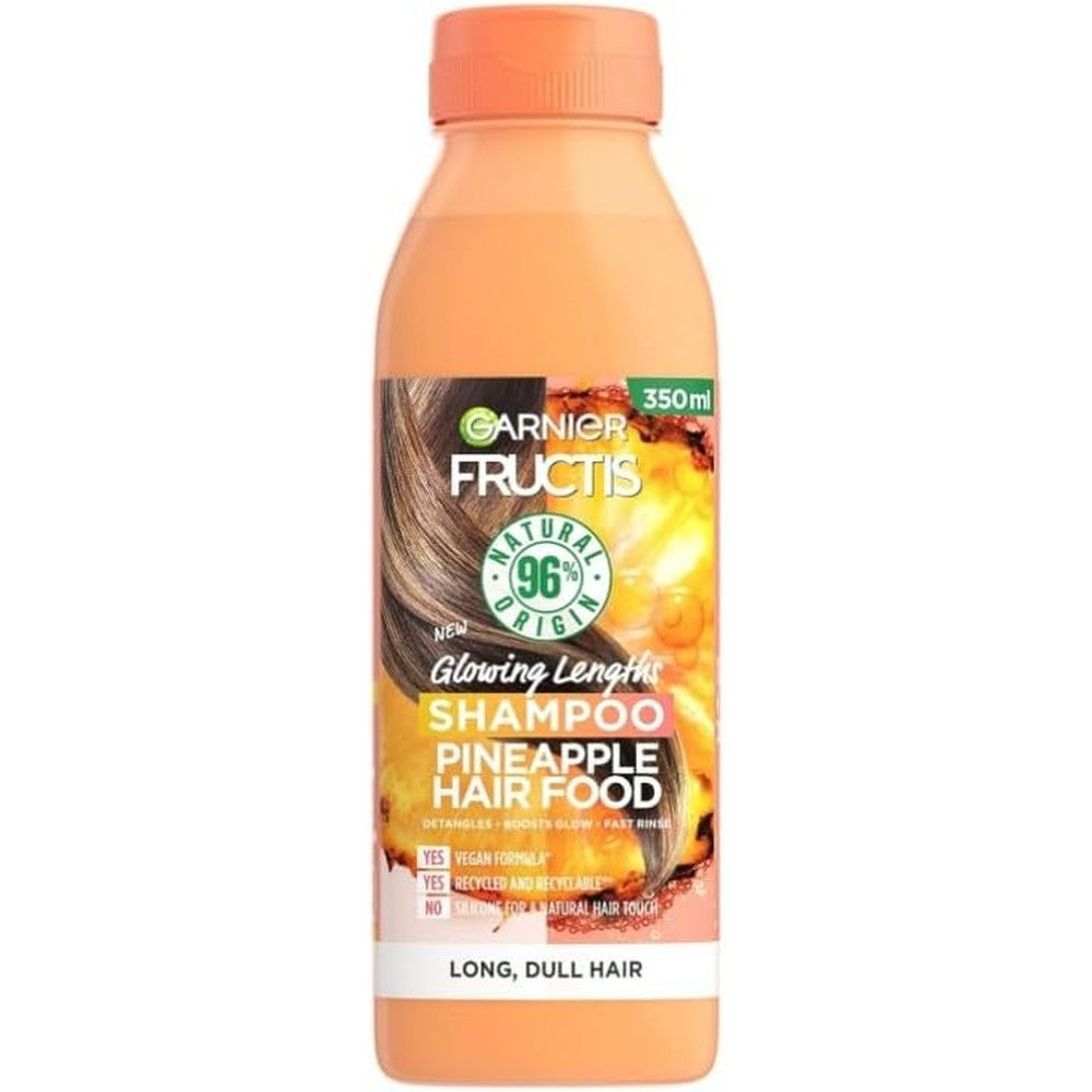 Garnier Fructis Hair Food Pineapple Shampoo For Long Dull Hair 11.8 Fluid Ounces