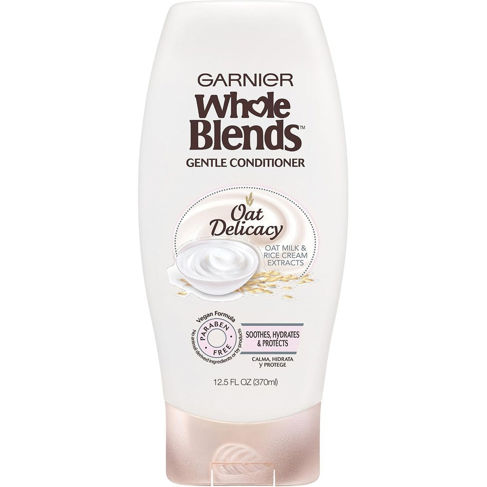 Garnier Whole Blends Gentle Conditioner Oat Delicacy For Sensitive Scalp 12.5 Fluid Ounce