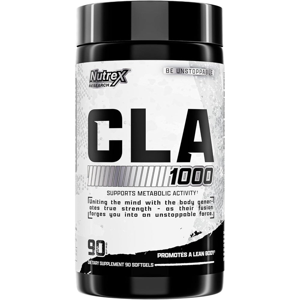 Nutrex Research Conjugated Linoleic Acid Cla 1000 Mg Softgels from Safflower Oil Stimulant Free Formula for Metabolism Support Dietary Supplement 90 Count