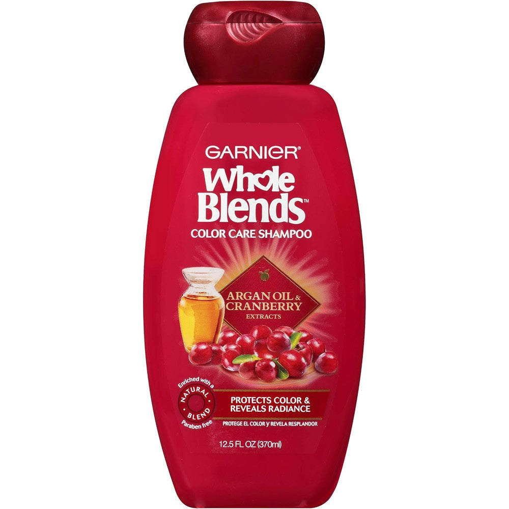 Garnier Whole Blends Color Care Shampoo With Argan Oil And Cranberry Extracts 12.5 Fluid Ounce