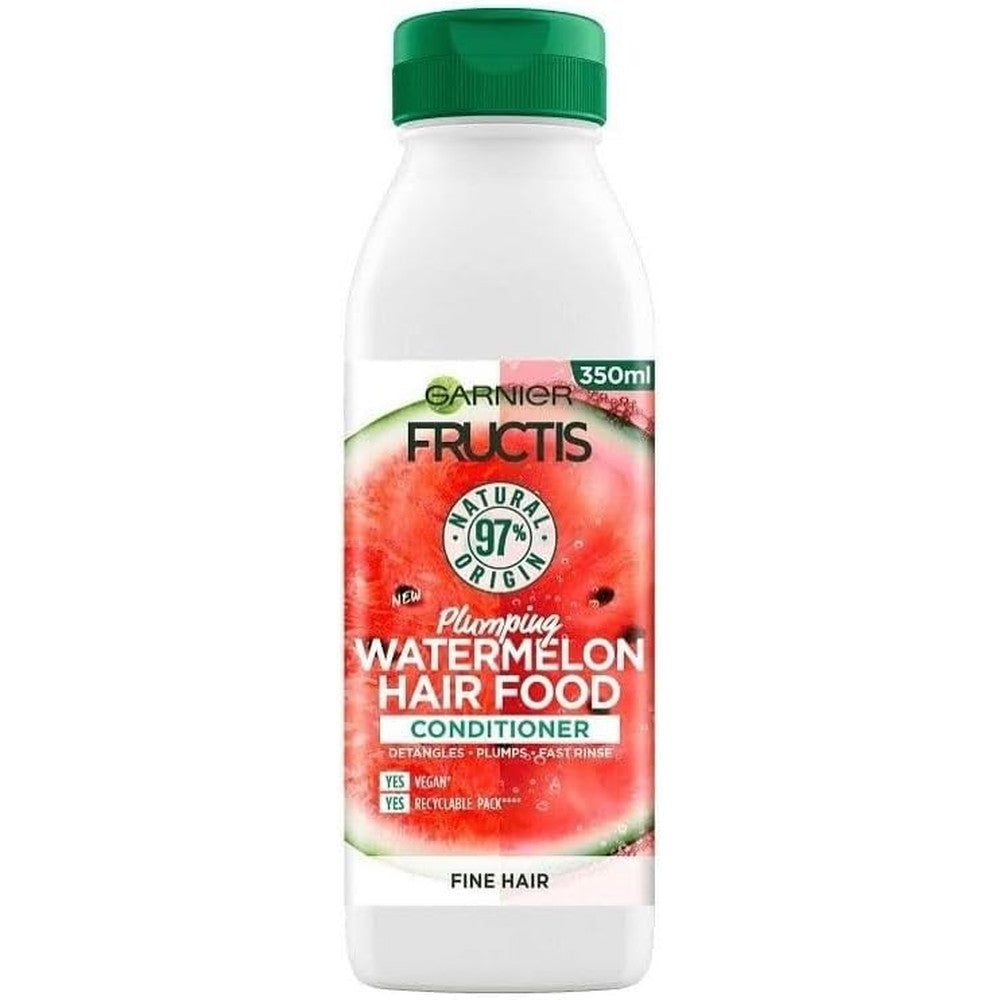 Garnier Fructis Hair Food Watermelon Conditioner For Fine Hair 11.8 Fluid Ounces