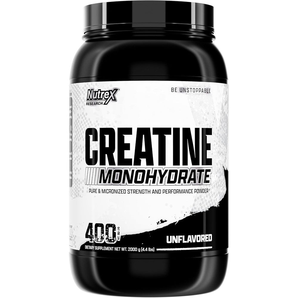 Nutrex Research Ultra Pure Micronized Creatine Monohydrate Powder Unflavored Muscle Growth Supplement 2000 Grams 400 Servings