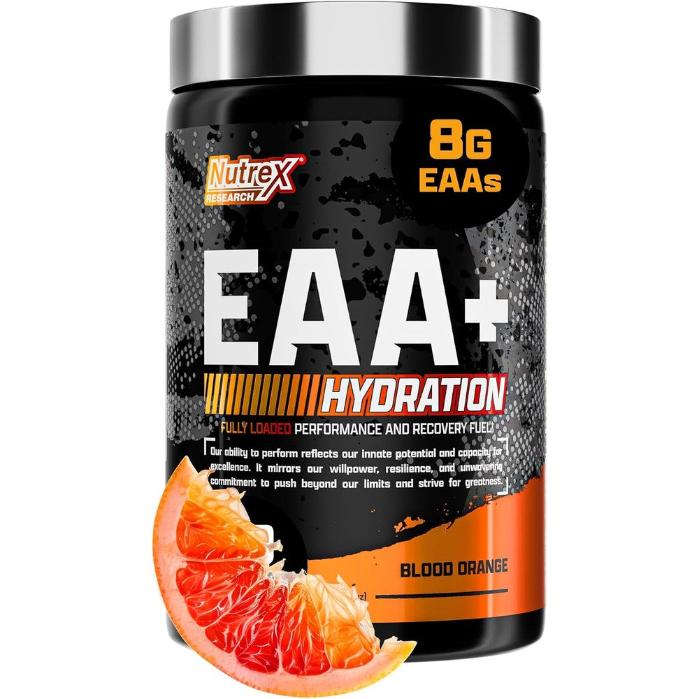 Nutrex Research EAA Hydration Essential Amino Acids Powder Blood Orange 390 Grams 30 Servings
