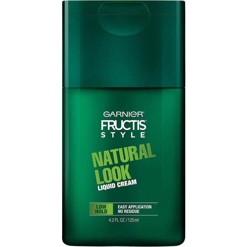 Garnier Fructis Style Natural Look Liquid Hair Cream For Men Alcohol Free 4.2 Fluid Ounce
