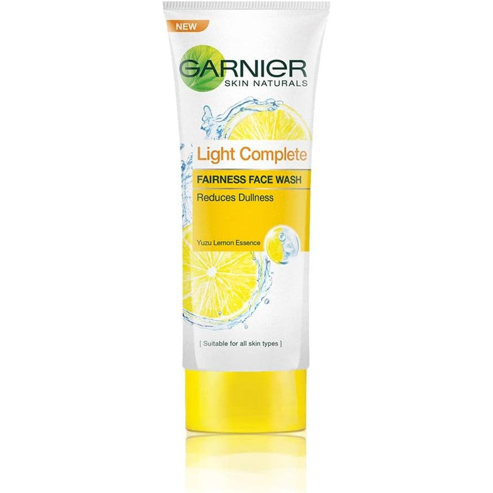 Garnier Skin Naturals White Complete Face Wash Enriched With Yuzu Lemon Essence And Vitamin C For Bright And Radiant Skin - 50 Grams