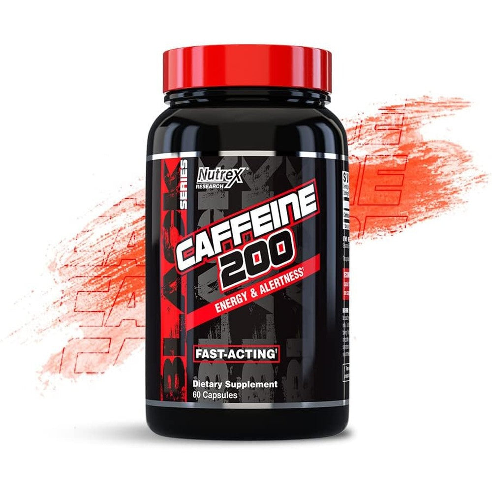 Nutrex Research Caffeine 200 Milligram Liquid Capsules For Energy And Focus 60 Count