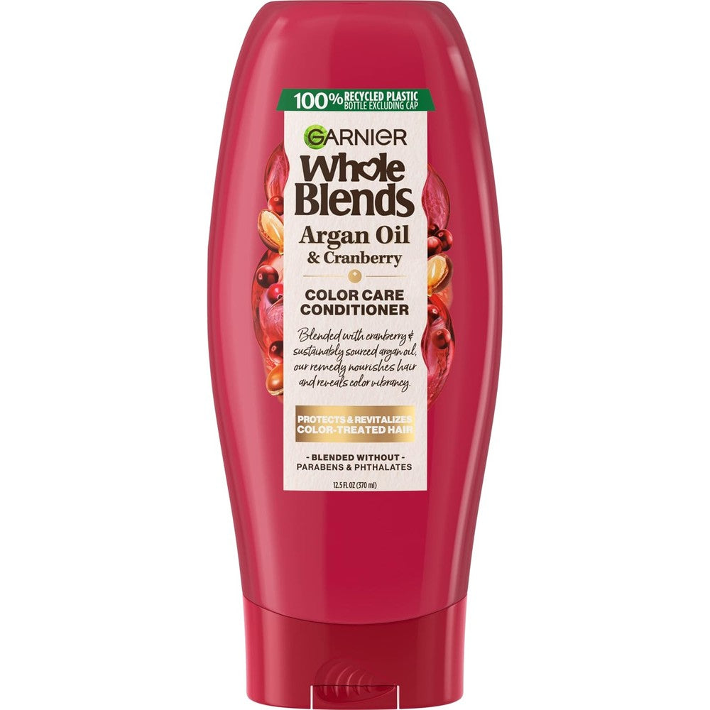Garnier Whole Blends Color Care Conditioner With Argan Oil And Cranberry Extracts 12.5 Fluid Ounce 1 Count