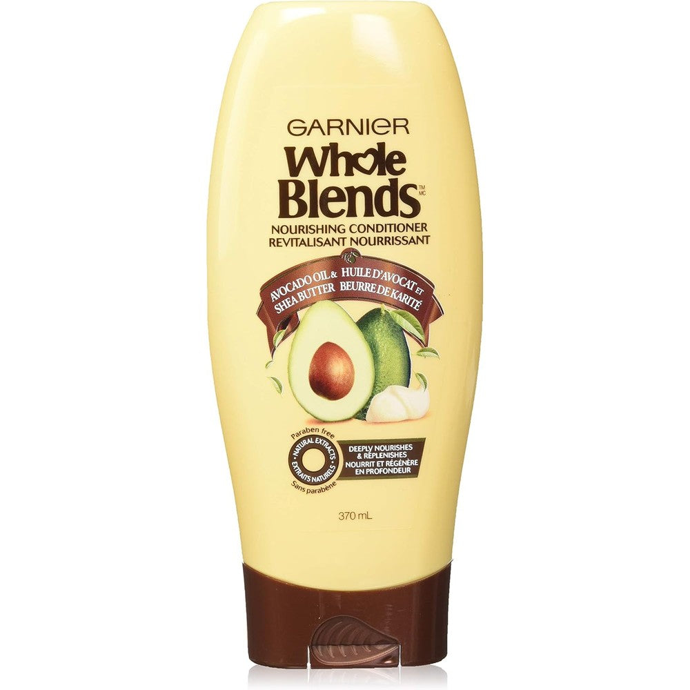 Garnier Whole Blends Nourishing Conditioner With Avocado Oil And Shea Butter Extracts 12.5 Fluid Ounce