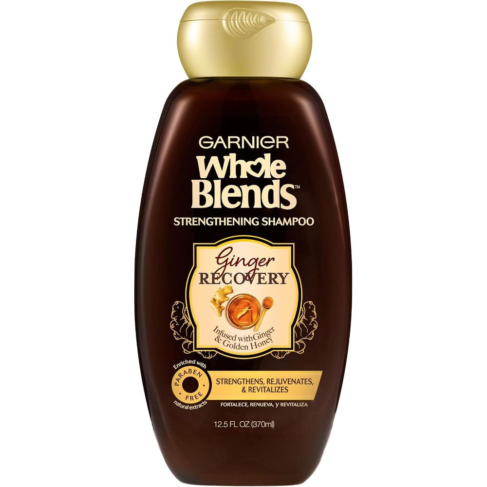 Garnier Whole Blends Strengthening Ginger Recovery Shampoo 12.5 Fluid Ounce