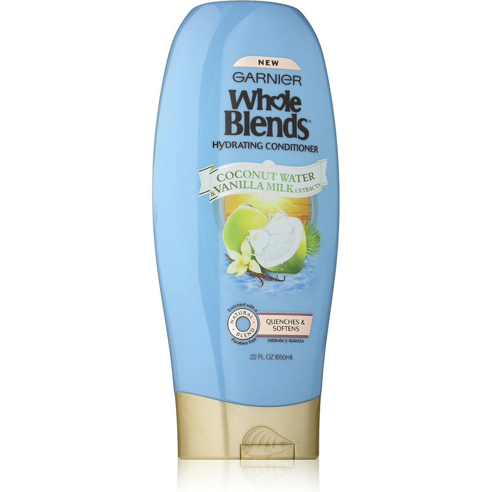Garnier Whole Blends Conditioner With Coconut Water And Vanilla Milk Extracts 22 Fluid Ounce