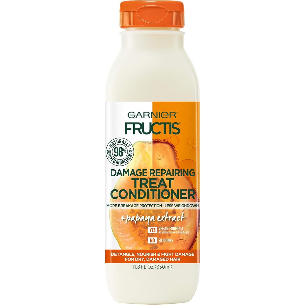 Garnier Fructis Damage Repairing Treat Conditioner With Papaya Extract 11.8 Fluid Ounces