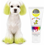 Crazy Liberty Permanent Pet Hair Dye Yellow Green For Dogs And Horses Professional Grooming Color Gel 2.8 Fluid Ounces