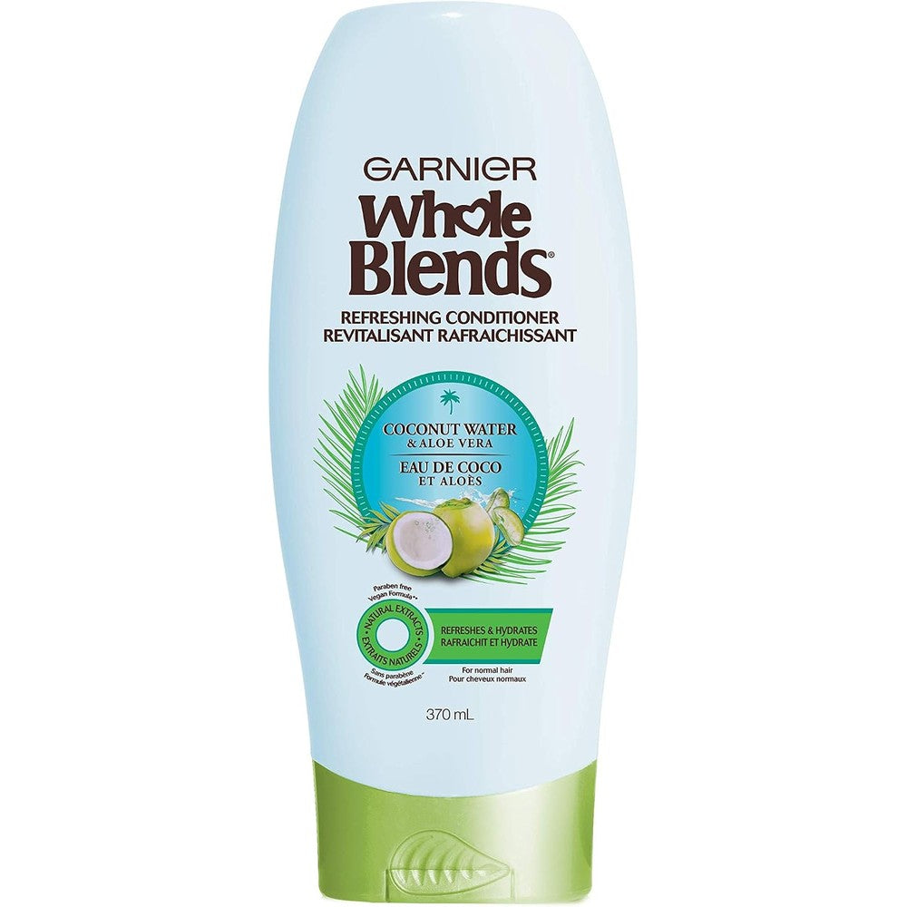 Garnier Whole Blends Refreshing Conditioner With Coconut Water And Aloe Vera Extracts 12.5 Fluid Ounce