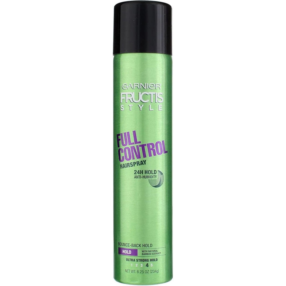Garnier Fructis Style Full Control Anti-Humidity Hairspray Ultra Strong Hold 8.25 Ounces Pack of 2